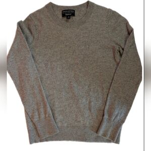 Women's Banana Republic Crewneck Pullover Wool Cashmere Blend Sweater Gray S/M